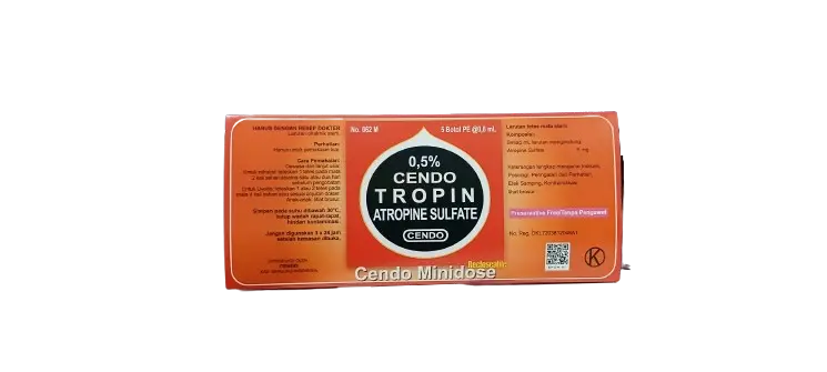CENDO TROPINE 0,5% 0.6 ML