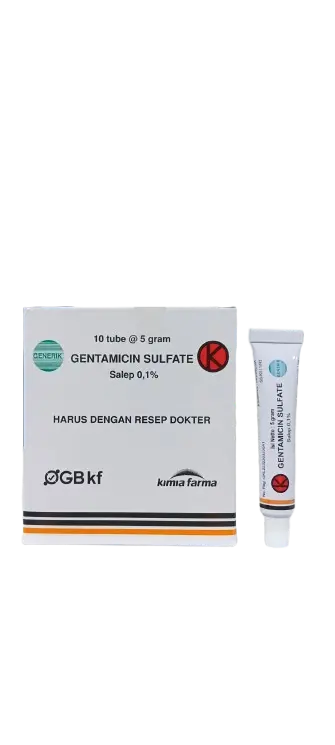 GENTAMICIN 0,1% SALEP KULIT 5G Box/10 TUB