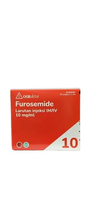 FUROSEMIDE 10 MG INJEKSI Box/25 Ampul (DEXA)