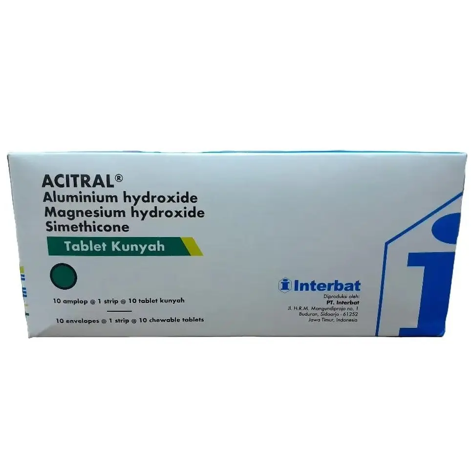 ACITRAL CHEWABLE (Box/100 Tablet)
