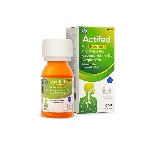 ACTIFED PLUS EXPECTORANT 60 ML(HIJAU)