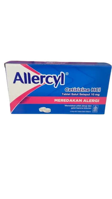 ALLERCYL 10 MG 5 STRIP @ 8 TAB