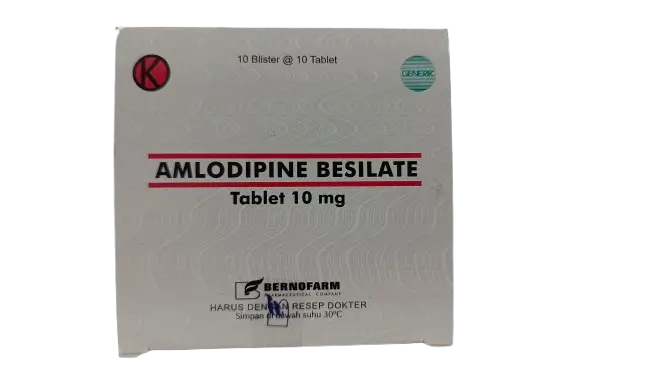 AMLODIPINE BESILATE 10 MG BOX/100 TAB (BERNO)