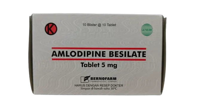 AMLODIPINE BESILATE 5 MG/100TAB