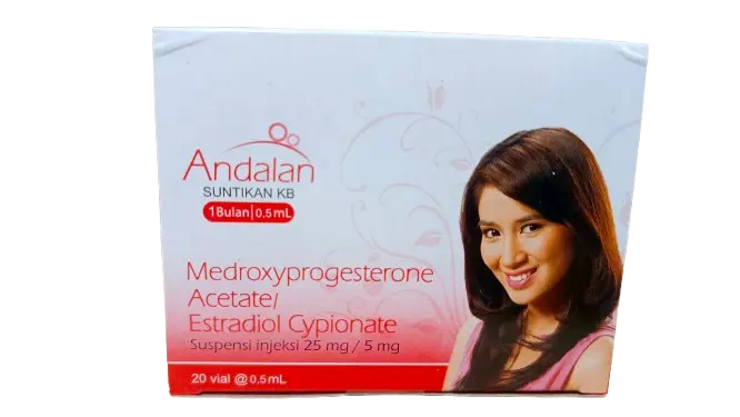 ANDALAN INJECTABLE 1 M (0,5ML) 20S
