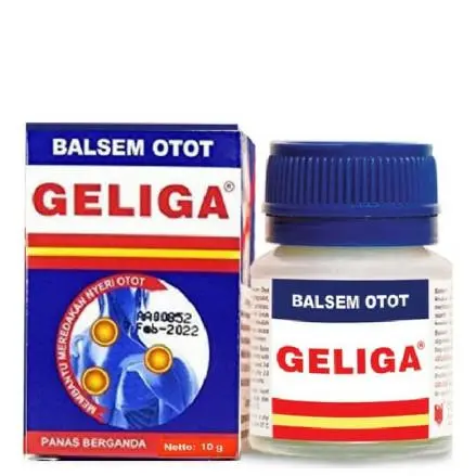 BALSEM OTOT GELIGA 10 GR (Box/12 Pot)