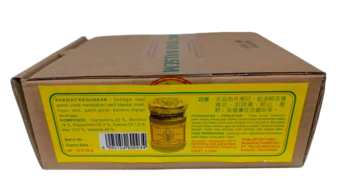 BALSEM TJING TJAU 36 GR (Box/12 Pot)