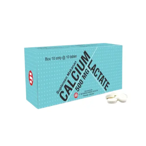 CALCIUM LACTATE 500 MG Box/100 Tab (IFI)
