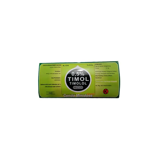 CENDO TIMOL 0,5 % 0,6 ML