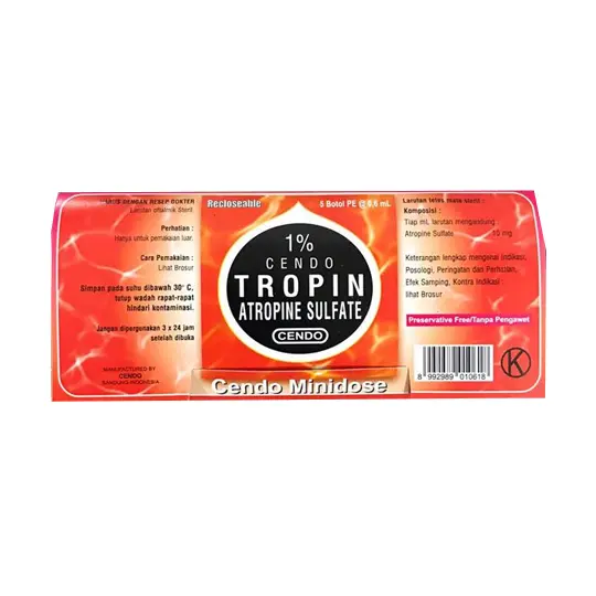 CENDO TROPINE 1% 0,6 ML