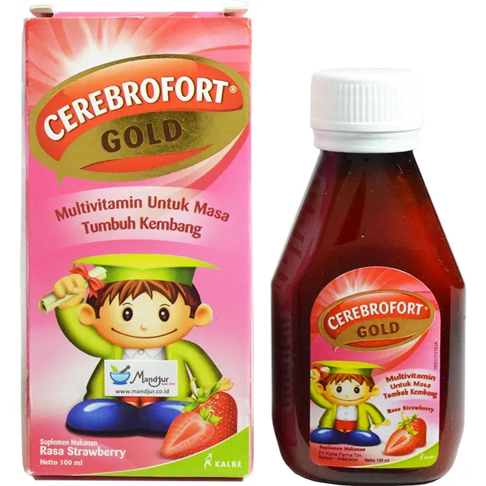 CEREBROFORT GOLD STRAWBERRY 100 ML