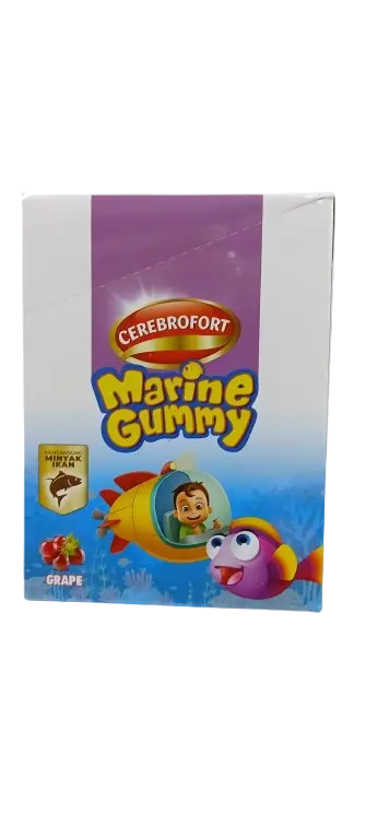 CEREBROFORT MARINE GUMMY ANGGUR (Box/10 Sachet)