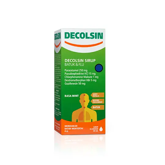 DECOLSIN SYRUP 60 ML
