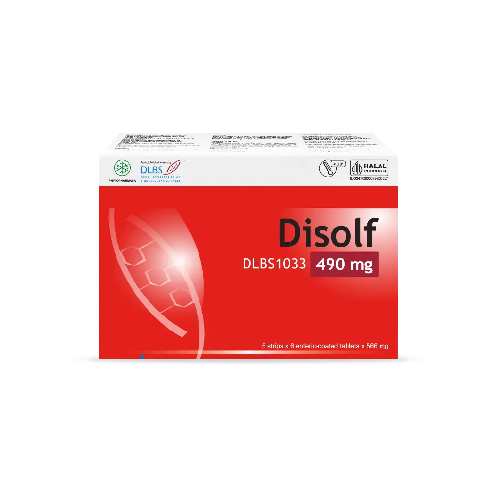 DISOLF 490 MG BOX/30TAB