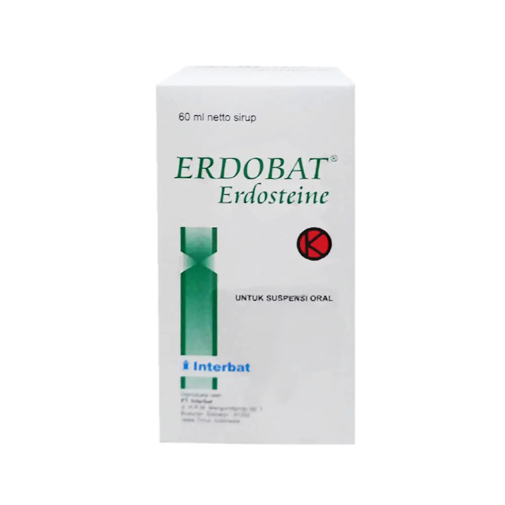 ERDOBAT DRY SYRUP 175 MG 60 ML