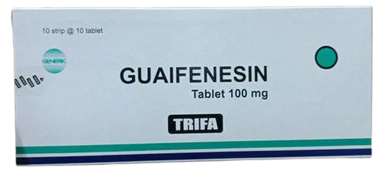 GUAIFENESIN 100 MG Box/100 Tablet (TRIFA)