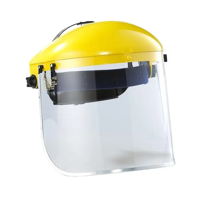HELM + FACE SHIELD (KUNING)