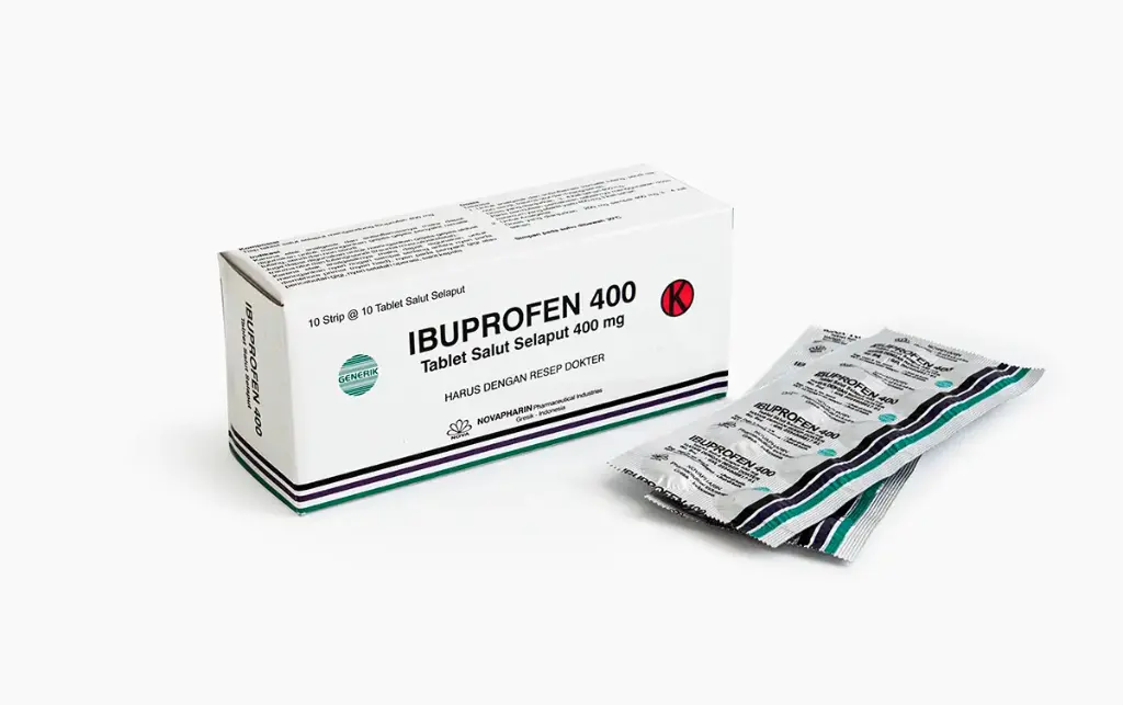IBUPROFEN 400 MG Box/100 Tablet (NOVA)