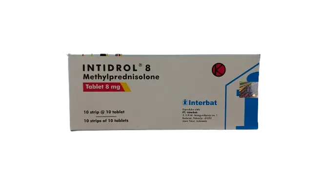 INTIDROL 8 MG (Box/100 Tablet)