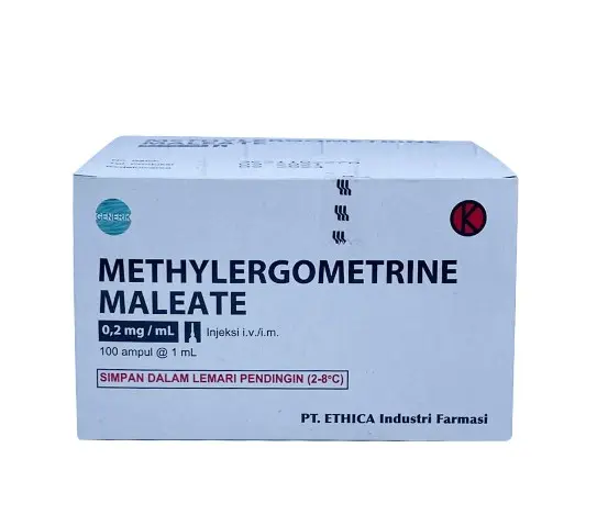 METHYLERGOMETRINE INJ 0,2 MG/ML BOX/100 AMP  (ETHICA)