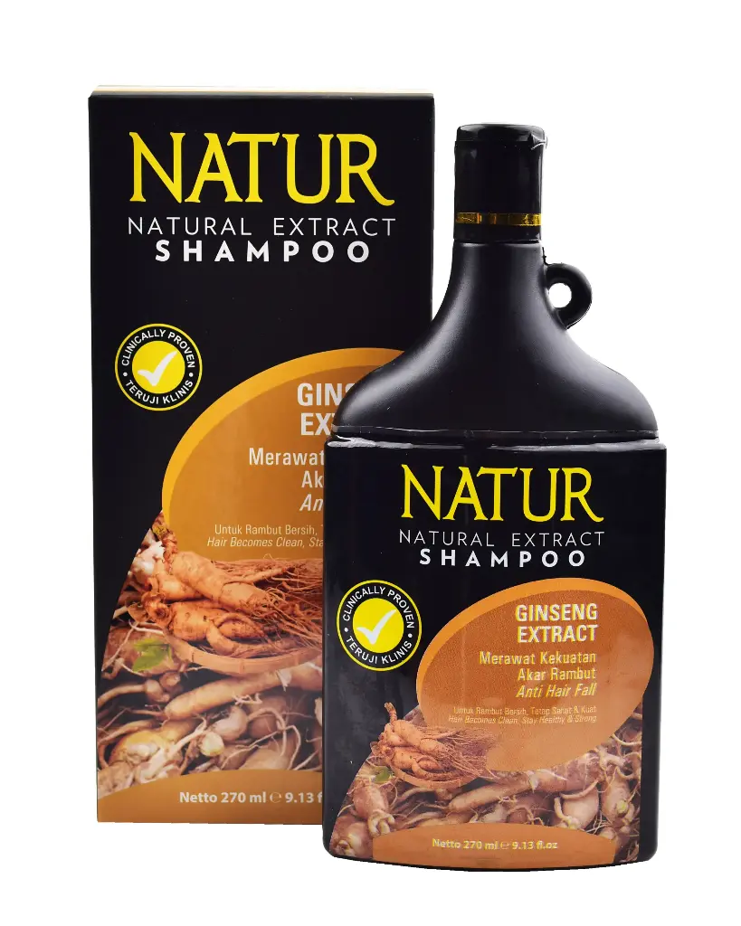 NATUR SHAMPOO GINSENG EXTRACT 270 ML