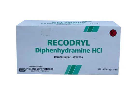RECODRYL INJ 10 Mg / 15 Ml (Box/10 Vial)