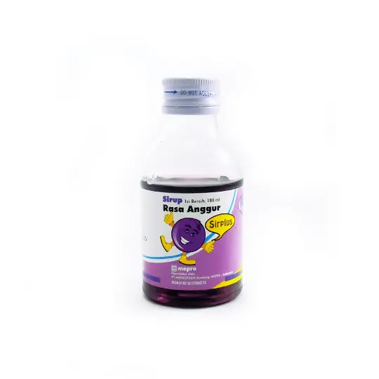 SIRPLUS ANGGUR SYR 100ML (MEPRO)