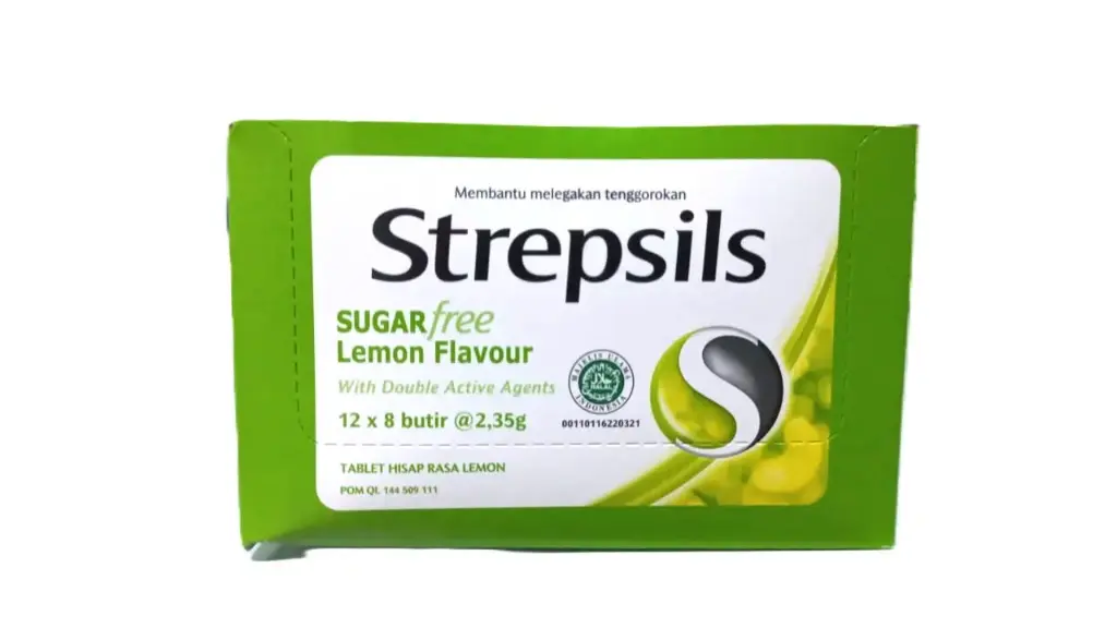 STREPSIL LEMON & HERB-SUGAR FREE (Box 12 Sachet X 8s)