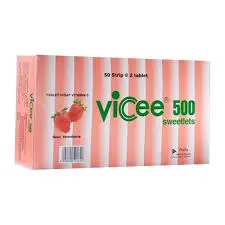 VICEE STRAWBERRY (Box/100 Tablet)