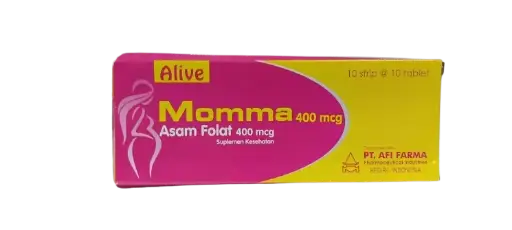 ALIVE MOMMA ASAM FOLAT 400 MCG AFI