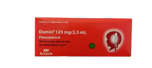 DUMIN RECTAL 125 MG/2.5 ML (Box/5 Tube)
