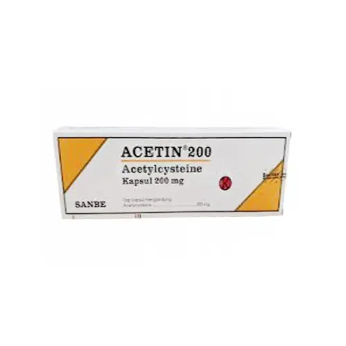 ACETIN 200 MG (Box/10 Tablet)