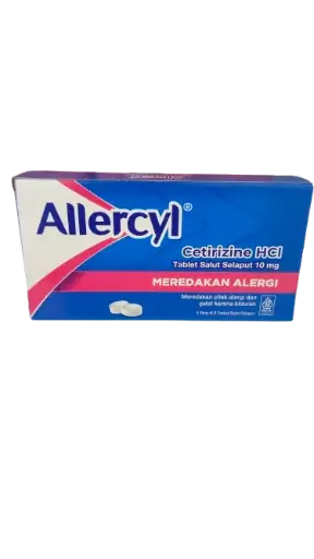 ALLERCYL 10 MG 5 STRIP @ 8 TAB