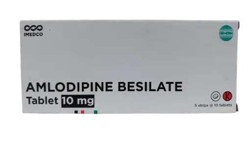 AMLODIPINE BESILATE 10 MG Box/50 Tab (IMEDCO)