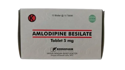 AMLODIPINE BESILATE 5 MG/100TAB