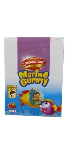 CEREBROFORT MARINE GUMMY ANGGUR (Box/10 Sachet)