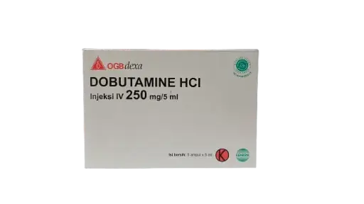 DOBUTAMINE INJ 250 mg /5 ml Box / 5 amp (DEXA)