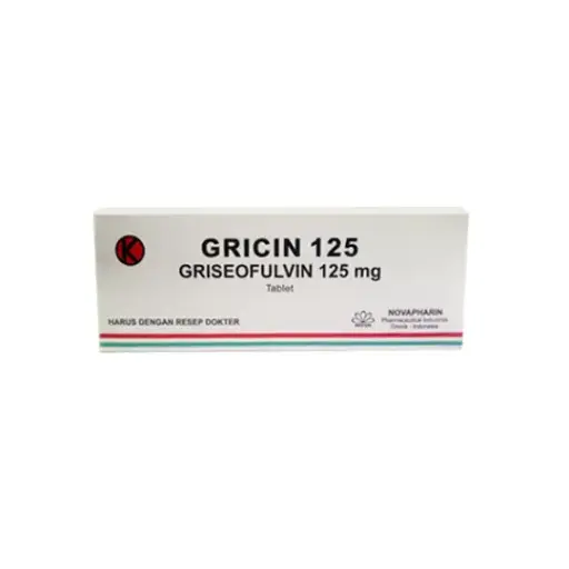GRICIN 125MG TAB 100S