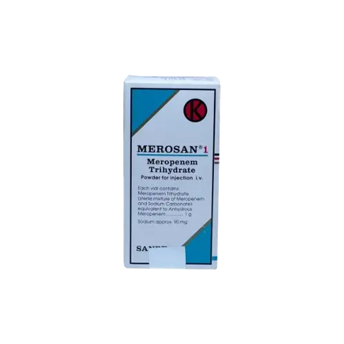 MEROSAN 1 GR DRY INJ (Box/Vial)