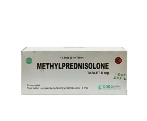 METHYLPREDNISOLONE 8 MG Box/100 Tab (SALES)