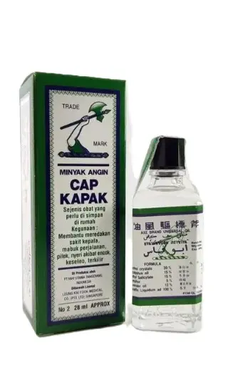 MINYAK ANGIN KAPAK 28 ML (Box/12 Botol)