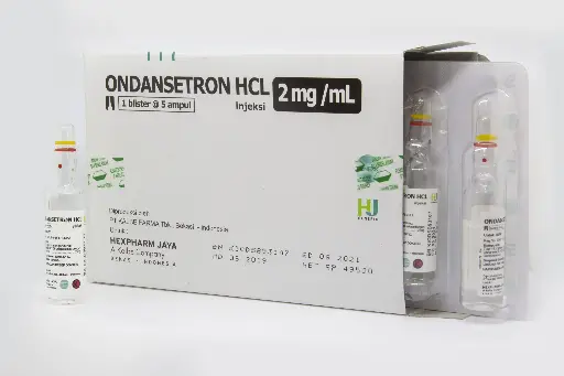 ONDANSETRON INJEKSI 4MG/2ML Box/5 Ampul (HEXPHARM)