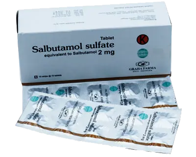 SALBUTAMOL 2 MG Box/100 Tab (GRAHA FARMA)