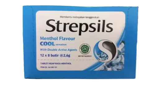 STREPSIL COOL (Box/12 Sachet X 8s)