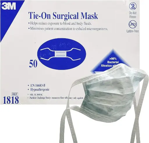 SURGICAL MASK TIE ON (3 M)