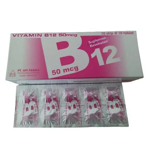 VITAMIN B12 50 MCG Box/100 Tablet (AFI)